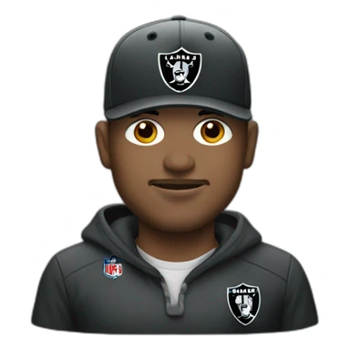 Raiders fan sticker