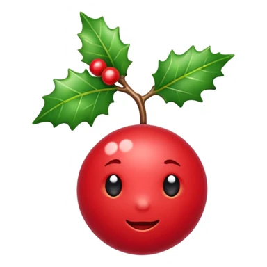 Holly berry sticker