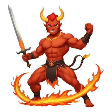 Slay demon sticker