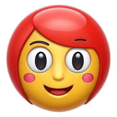 emoji do youtube todo vermelho sticker