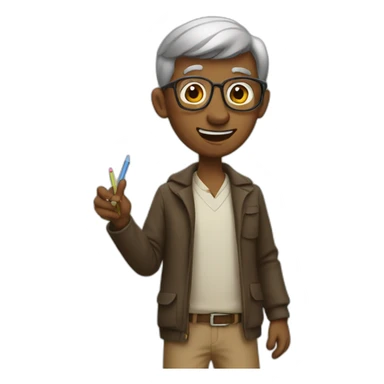 Djofer teaching math sticker