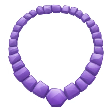 Collar de cuarzo amatista sticker