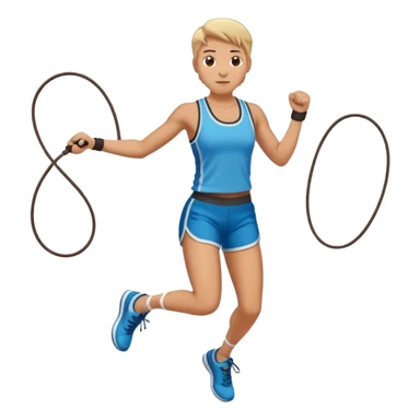 jumping rope sticker