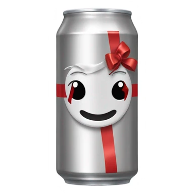 Diet Coke with bow sticker