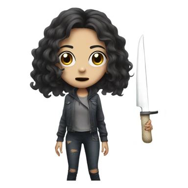 Jenna Ortega scream movie sticker