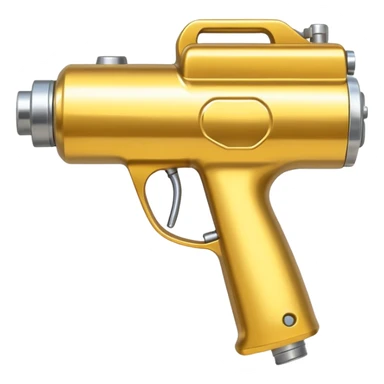 Golden Car Spray Gun sticker