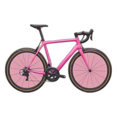 pink road bike sticker