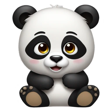 panda drunk  sticker