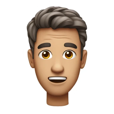 awkward face sticker