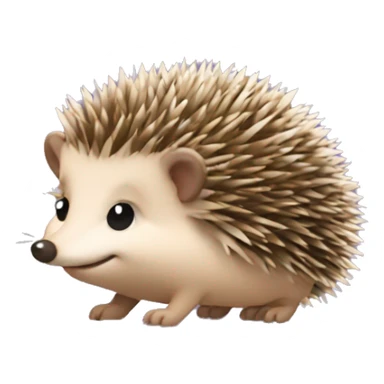Hedgehog wearing a coquette  sticker