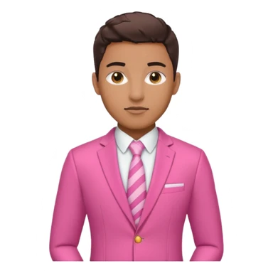 Rugby Fashion Suit pink sticker