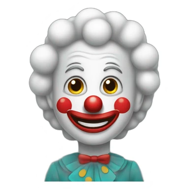 cepillin clown sticker