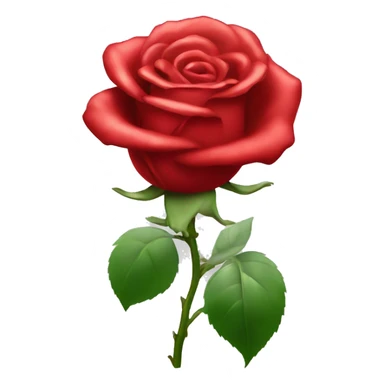 red beautiful rose that is shining sticker