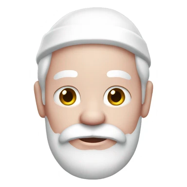 Light Pink Santa Claus with white skin sticker