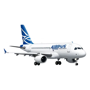 Airbus A320 - Airbus (Model Year: 2022) (Iconic colour: White) sticker