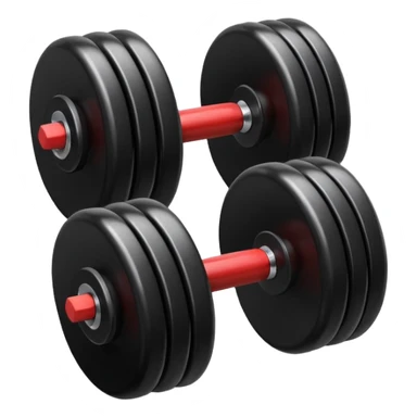 dumebell It should look like an apple emoji The same style and be black  sticker