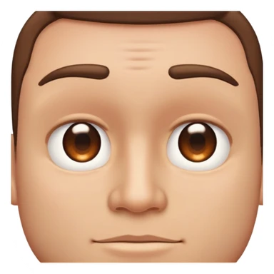 realistic male portrait closets-up sticker