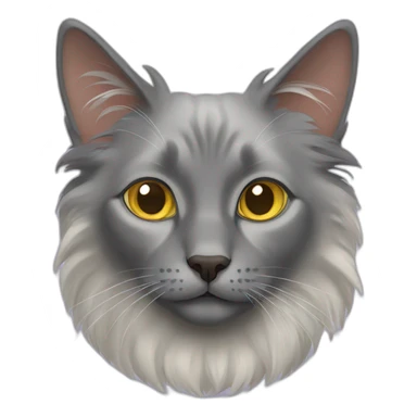 Nebelung cat sticker