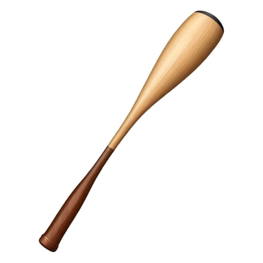 thick wooden baseball bat sticker