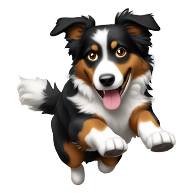 Anvil with australian shepherd jumping over sticker
