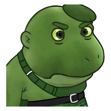 Dan in an Irish kilt  sticker