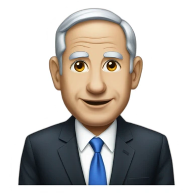 netanyahu sticker