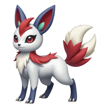 Zangoose-Meloetta-Minccino-Absol-fusion, full body sticker