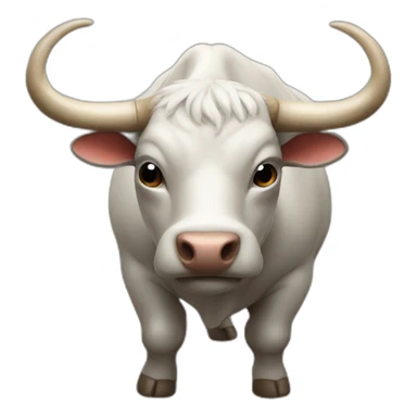 Bull with trunk sticker