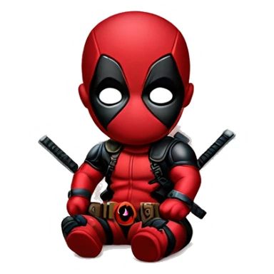 Baby Deadpool sticker