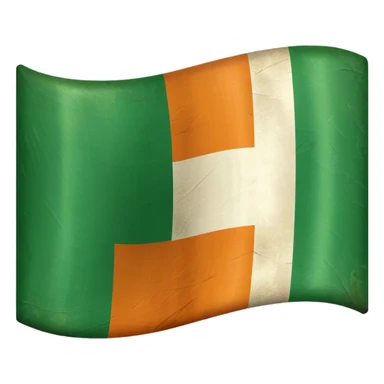 Sad Irish flag sticker