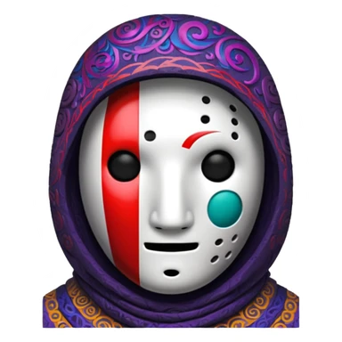 artwork no face sticker