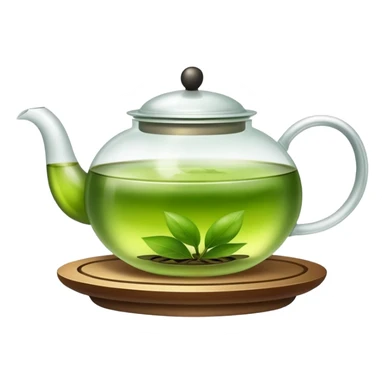 green tea sticker