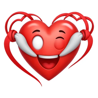 In love emoji sticker