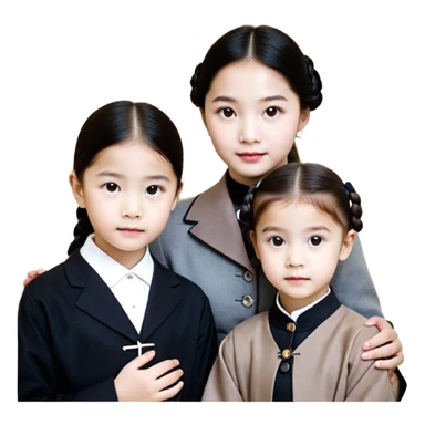 темно-русая девочка с каре с карими глазами в серой кофте рваной с телефоном и цветами sticker