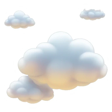 nube voladora sticker