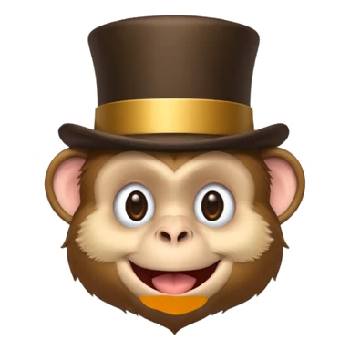 Monkey with top hate sticker