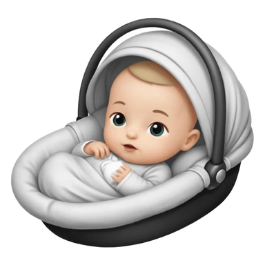 Newborn B&W Photoshoot sticker