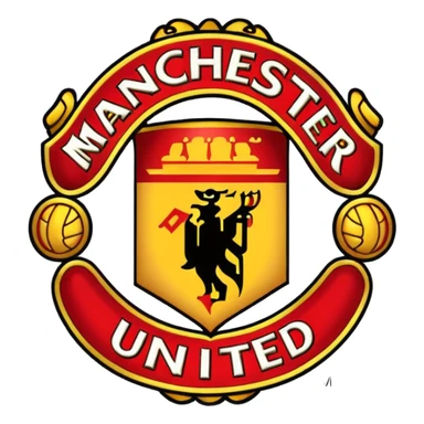 Manchester united logo emoji sticker