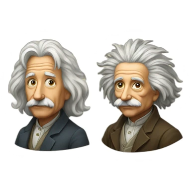 Einstein and Leonardo DaVinci sticker