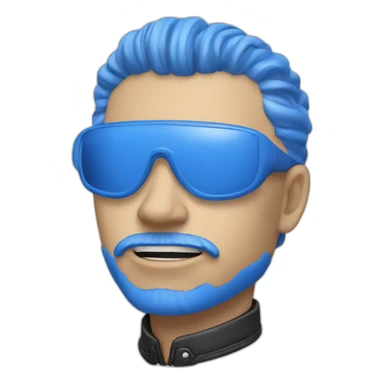 Mcqueen-blue sticker