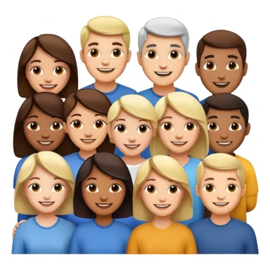 Capital humain groupe de personnes sticker