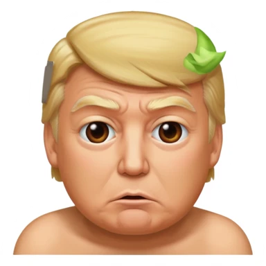 Donald trump pooping sticker