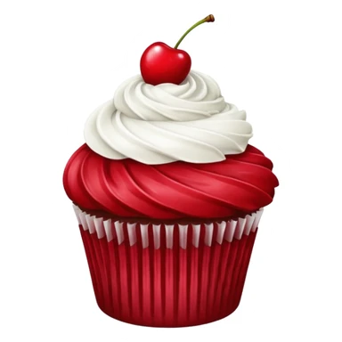 Red velvet cupcake  sticker