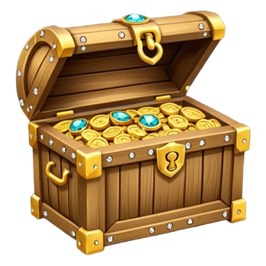 cofre de tesoros pirata pero el primeor que me diste sticker