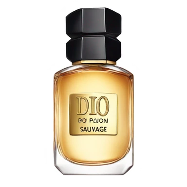 dior sauvage perfume sticker