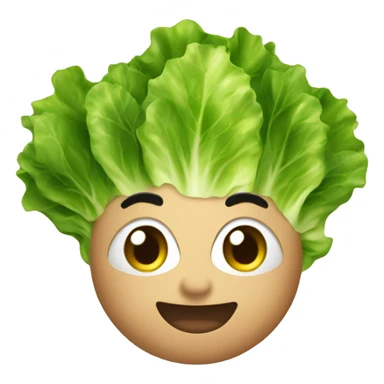 head of lettuce sticker