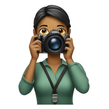 camera woman sticker