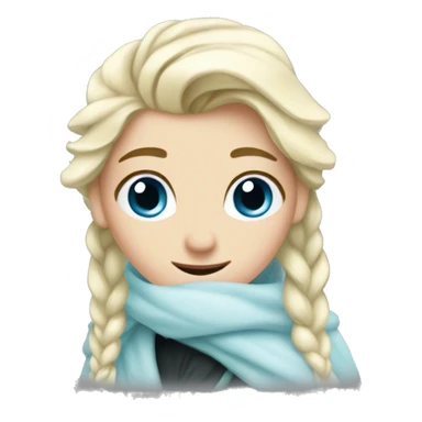 Linux as Elsa sticker