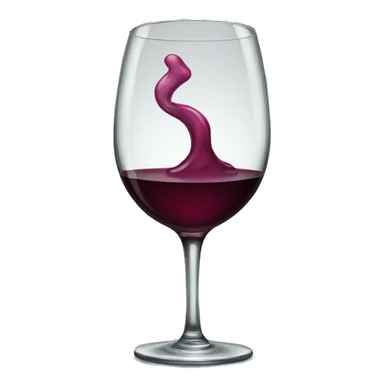 Wineglass sticker