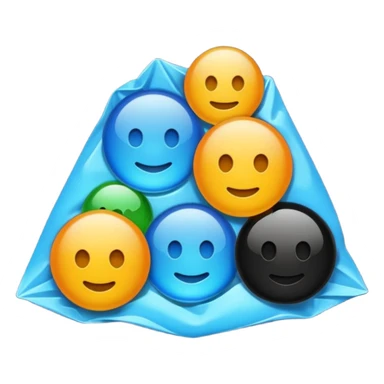 Plastic black sticker